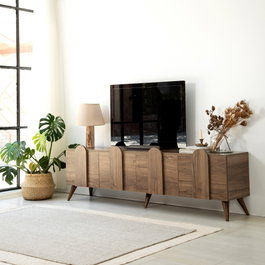 Hanah Home New Line - Walnut v2 Mueble para TV Nogal